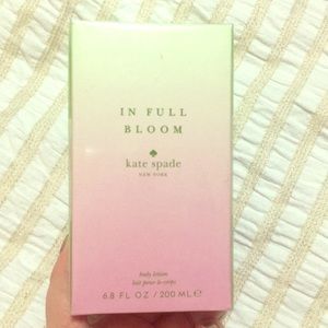 Kate Spade “In Full Bloom” body lotion